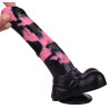Bad Horse Gode Horse Hurulf M 24.5 x 6.5cm Noir-Rose
